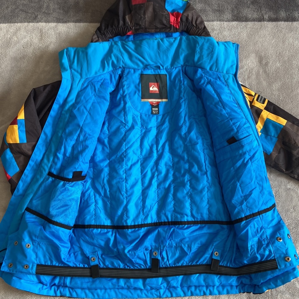 Quicksilver youth size 12 snowboarding winter jacket - Picture 7 of 12
